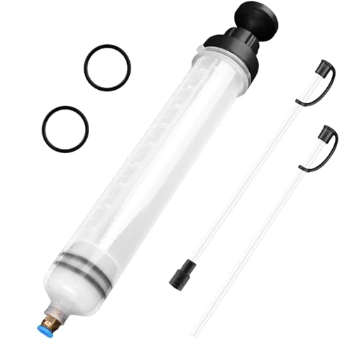 Kakalote 500CC Fluid Extractor, Automotive Fluid Extractor Pump Manual Fuel Suction & Filler, Fluid Oil Change Evacuator, Car Vacuum Fuel Transfer Oil Extractor Pump for Fluid Extraction