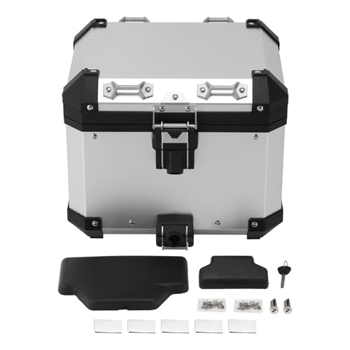 TCMT 38L Motorcycle Tail Luggage Box Top Case Fit For BMW R1200GS Adventure 2013-2018 R1250GS 2019-2024 F850GS 2017-2022 F900GS Adventure 2023-2025 - color: Chrome, size: Trunk