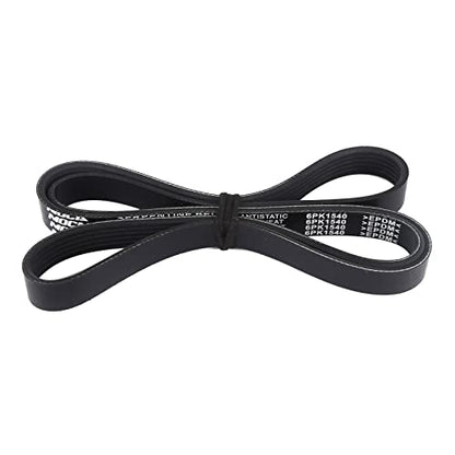 MOCA 6PK1550 EPDM Serpentine Belt Fits for Ford BMW 2.3L 4.8L DOHCSOHC 2-Door - size: 6PK1550