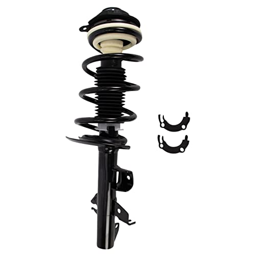 TRQ Front Left Strut and Spring Assembly Gas Charged Coil Spring - style: SCA33335