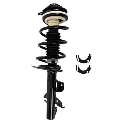 TRQ Front Left Strut and Spring Assembly Gas Charged Coil Spring - style: SCA33335