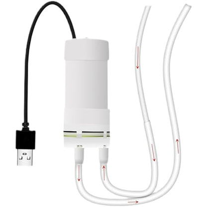 Oil Pump Extractor Portable Fluid Change Syringe with Hose Automotive Engine Oil Pump Water Fluid Change Tool No Mess No Leaks No Overfills 5V DC USB