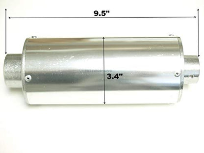 High Performance Big Bore Muffler Exhaust Pipe Assembly Replacement Compatible with Honda XR50 CRF50 XR 50 CRF 50 Chinese 70cc 110cc 125cc Dirt Pit Bike SDG SSR