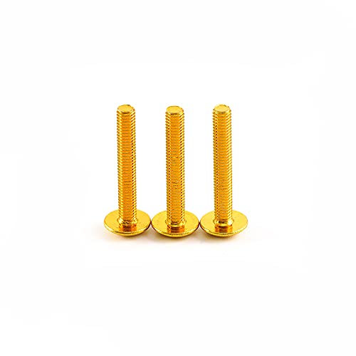 Fairing Complete Bolts Kit Screws for Suzuki GSXR1300 Hayabusa 2021 2022 2023 GSXR 1300 21 22 23 Aluminum Fasteners Hardware Clips (Gold) - color: Gold
