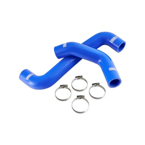 IAG Silicone Radiator Hose Kit for Subaru WRX 2008-14, STI 08-21, Blue - color: Blue