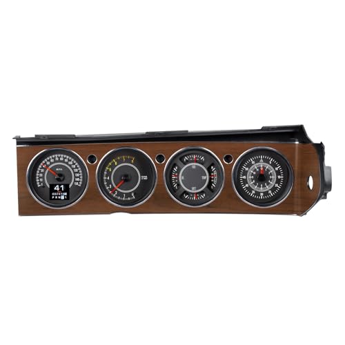 Dakota Digital RTX-70D-CLG-X Retrotech Gauge Instrument System Compatible with 1970-74 Challenger and 1970-74 Cuda with Rallye Dash