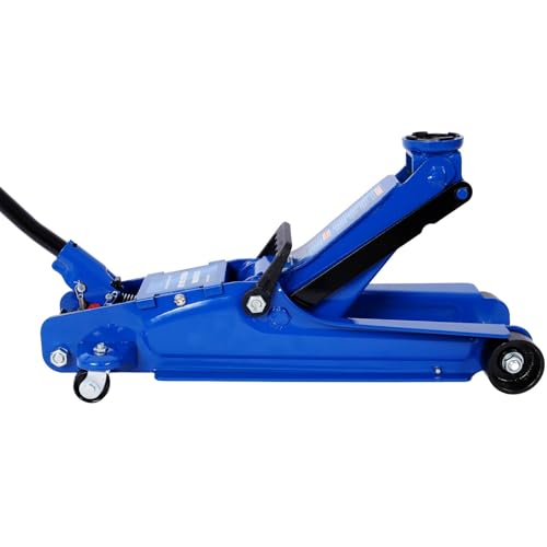 2.5 Ton Heavy-Duty Hydraulic Floor Jack, 5,000LB Capacity Low Profile Steel Jack with Single Piston Lift Pump for Car Truck SUV, Lifting Range 3.5"-14.50" - size: 2.5 Ton