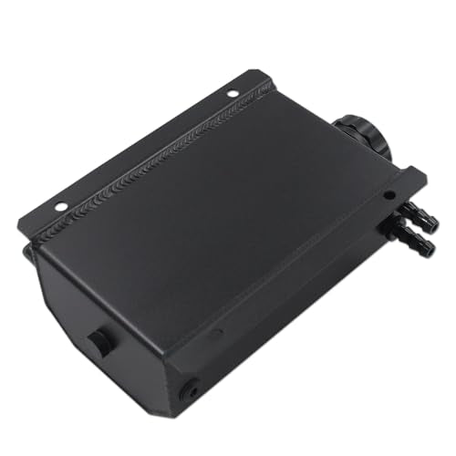 Aluminum 2L Fluid Catch Can Coolant Overflow Reservoir Tank