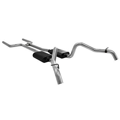 Flowmaster 817129 American Thunder Crossmember-Back Exhaust Kit 2.5 Inch Stainless Steel Compatible with 1967-1968 Camaro and Firebird with V8 engine.