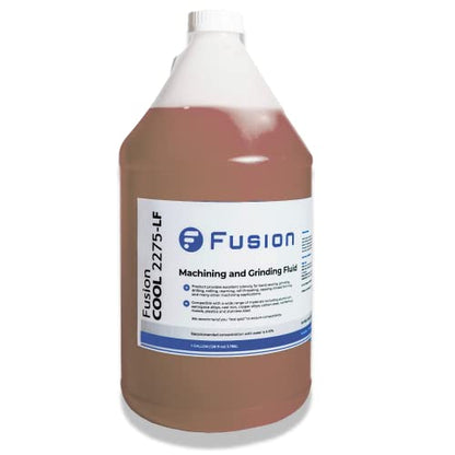 Machining Fluid with Low Foam by Fusion Chemical | Fusion Cool 2275 LF | General Purpose Coolant with Exceptional Low Odor, High-Lubricity | Semi-Synthetic | Microemulsion (1 Gallon) - size: 1 Gallon