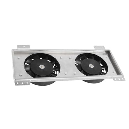 Aluminum Shroud W/ 120W Fan For Tru-Cool 40,000 40k GVW Transmission Oil Cooler Automotive Replacement Shroud Fan