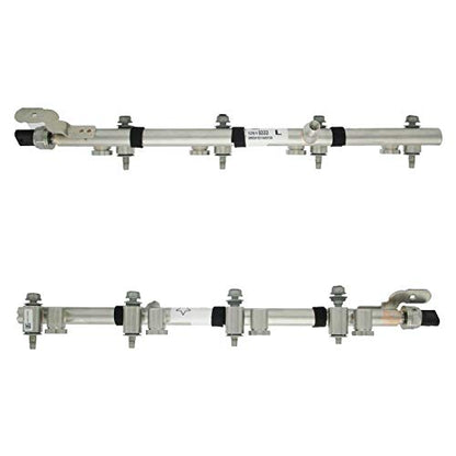 OEM 12618333 Fuel Injection Fuel Rail W/Fuel Pressure Sensor 12673824 Left Position 5.3L 6.2L V8 - size: 1 FIR + 1 Rail Press Sensor
