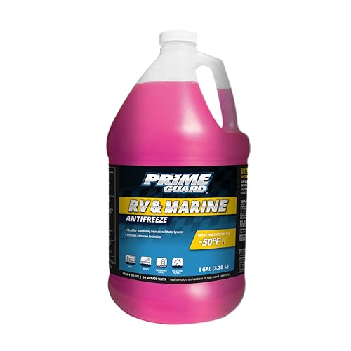 Prime Guard -50 RV & Marine Antifreeze, 1 Gallon (Pack of 6)