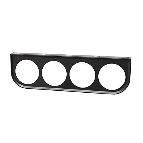GlowShift Universal Black Quad Gauge Mounting Bracket Pod Holder