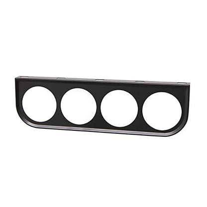 GlowShift Universal Black Quad Gauge Mounting Bracket Pod Holder