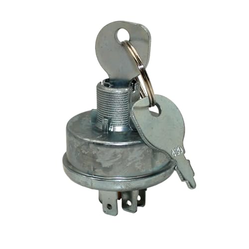 Ignition Switch w/ 2 Keys Fits MTD, John Deere, Cub Cadet, Scag, Toro