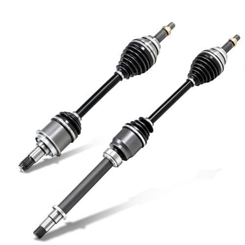 KUIPERAUTO Pair (2) Front CV Axle Assembly Compatible with Toyota Sienna 2004 2005 2006 2007 2008 2009 2010 3.3L 3.5L FWD, Driver and Passenger Side, Replace #665260, 665261, 66-5260, 66-5261 - size: 66-5260 66-5261