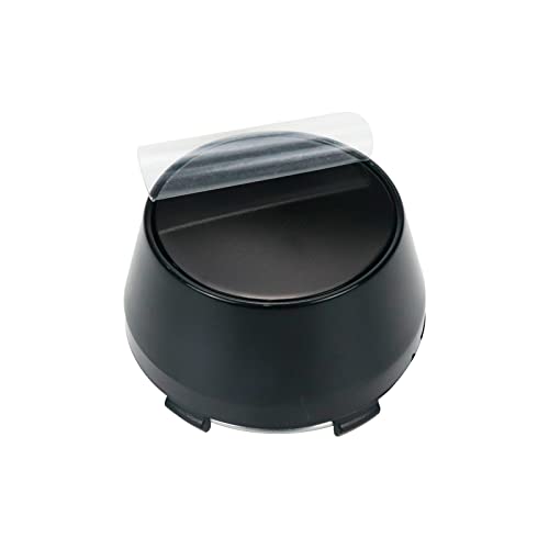 Modengzhe 4PCS Wheel Center Caps, 60mm Wheel Rim Hub Center Covers (Black) - color: Black