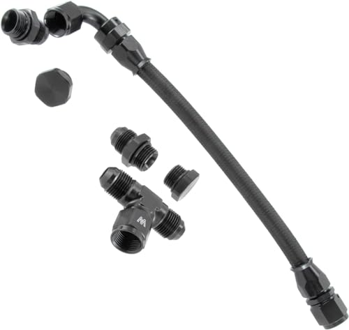 -8AN -8 ORB Fuel Rail Manifold Crossover Kit Stainless Steel LS1 LS6 LS7 LM7