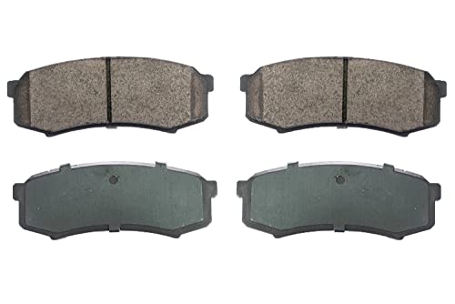 Front Rear Brakes Pad Automotive Premium Ceramic Disc Brake Pads Set Vehicle Replacement Part for Lexus Infiniti Nissan Dodge Attitude Hyundai Accent D606 - style: D606