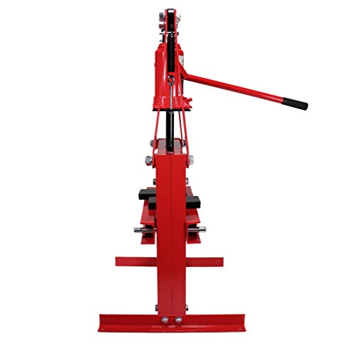 12-Ton Benchtop Hydraulic A-Frame Shop Press with Press Plates