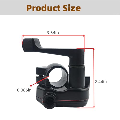 7/8 Inch 22mm Thumb Throttle Cable Accelerator Control Assembly for 50cc 70cc 90cc 110cc 125cc 250cc ATV Mini Quad