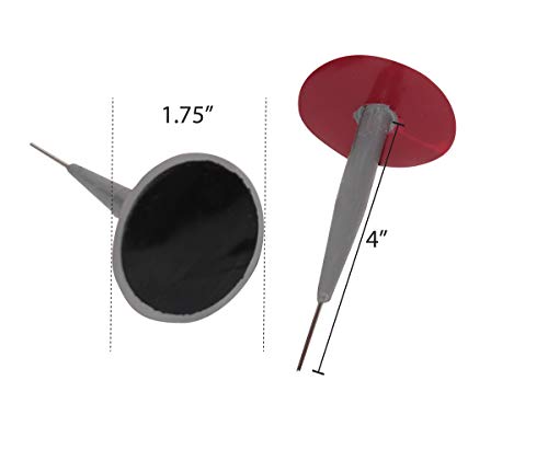 Patch Rubber Company 1/4" Pilot Wire Patch Plugs, 1-3/4" Dia. Patch 18-Pack