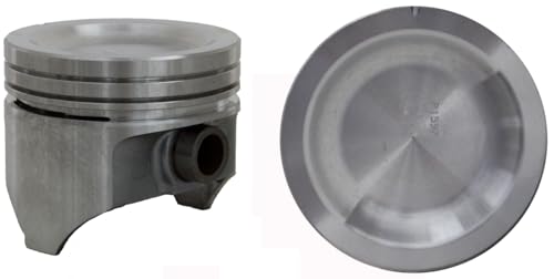 LowPricedAutoParts Set of 6 Round Dish Top Hypereutectic Pistons for 65-96 Ford 4.9L/300 | .030 (.75mm Oversized) | 4.030in. Bore Diameter