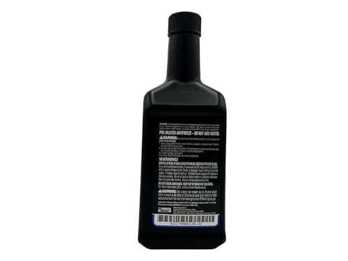 CYCLEMAX Four Pack Compatible with Yamaha Yamalube Pre-Diluted Anti-Freeze ACC-YAMAC-BL-32 Contains Four Quarts and a Funnel