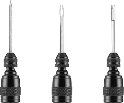 ShapeX Bike Tubeless Tire Repair Kit for MTB Cycling - Reamer, Plug Tool, Valve Core, Bacon Strips - Replacement for dynaplug