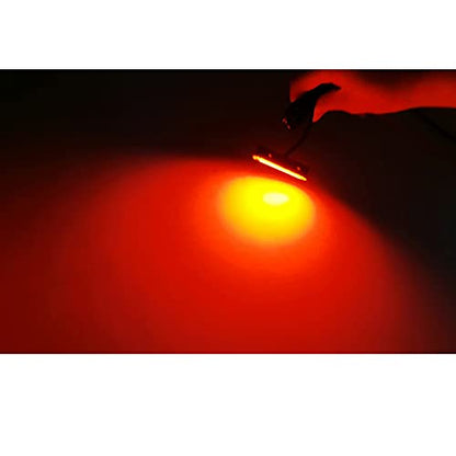 1Pcs 15 Red Leds Waterproof Motorcycle Led License Plate Light,Brake Stop Light,Tail Light,Trailer Light,Side Marker Light,Signal Warning Light for Motorcycle Scooter Bike ATV Car RV SUV