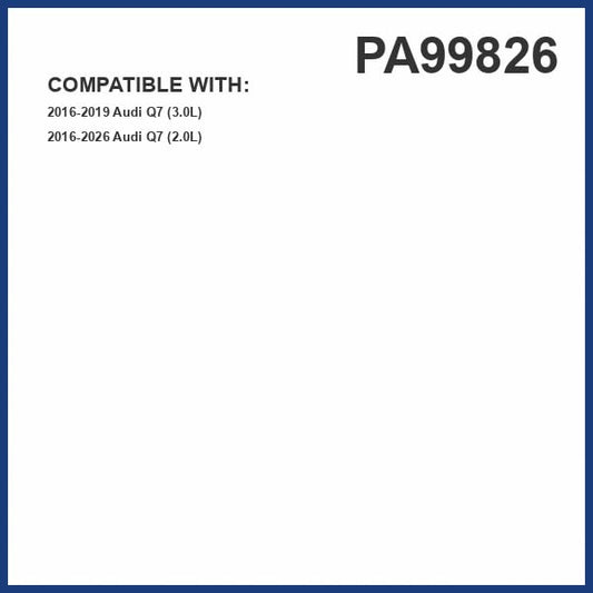 PG Engine Air Filter PA99826 | Fits 2016-2019 Audi Q7 - size: Standard
