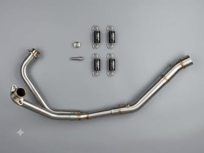 Header Link Pipe Full Exhaust System for Ninja 400, 500 2018-2024