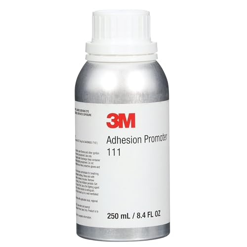 3M Adhesion Promoter 111, Clear, 250 mL Bottle, Fast-Acting, Quick Drying - style: 250 mL Bottle