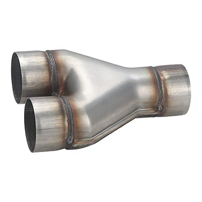 A-KARCK Exhaust Y Pipe 3" Inlet, Stainless Steel 10" Long Dual 3" Outlet Y Pipe Withstands High Temperatures (Wide-body) - color: Y Pipe, size: 3.0inch 10"Long Wide