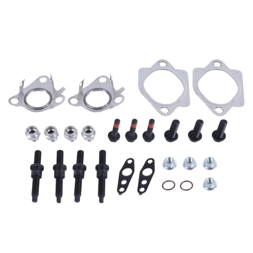 Turbocharger Exhaust Manifold Installation Kit for Ford F150 3.5L EcoBoost (2011-2016), & More, Replaces BL3Z-9431-B BL3Z-9430-B BL3Z-9430-D, Turbo Hardware Set with Gaskets, Studs & Nuts