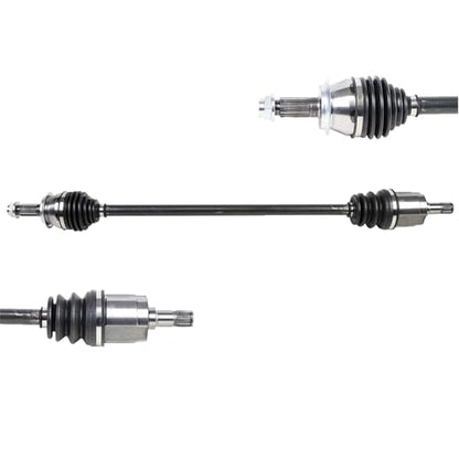 Front CV Axle Shaft Assembly Compatible with Honda Civic 2006-2011, 1.8L L4 Automatic Trans, Left and Right Front CV Joints, EX EX-L LX DX DX-G - size: B2CV050-Civic