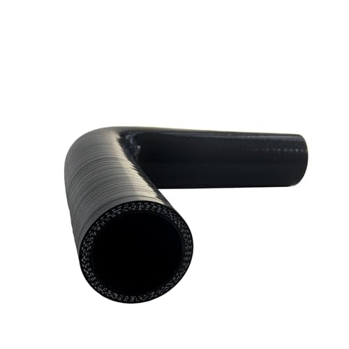 ID 2.5 inch 90 Degree Silicone Elbow Coupler Hose 8" Leg Length - size: ID: 2.5"