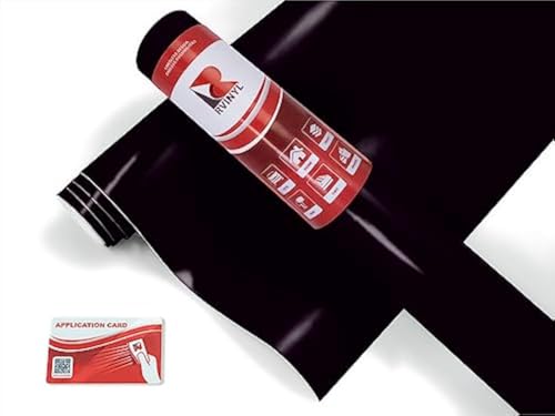 RVINYL Avery Dennison SW900-197-O Premium Vehicle Wrapping Cast Film Vinyl Roll - 1ft x 5ft with Application Card, Satin Black - color: Satin Black, size: 1ft x 5ft