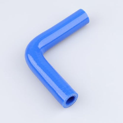 AC PERFORMANCE ID 1/2" 90° Degree Elbow Silicone Hose Coupler Blue - color: Blue, size: ID 1/2" (13mm)
