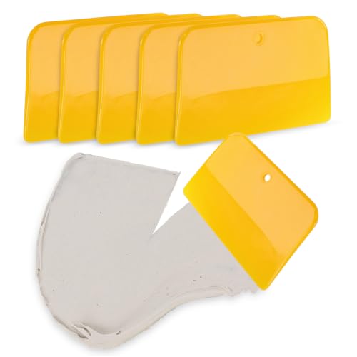 ABN 5in Plastic Body Filler Spreaders 25 Pack Flexible Putty Applicators for Automotive & Repair Use
