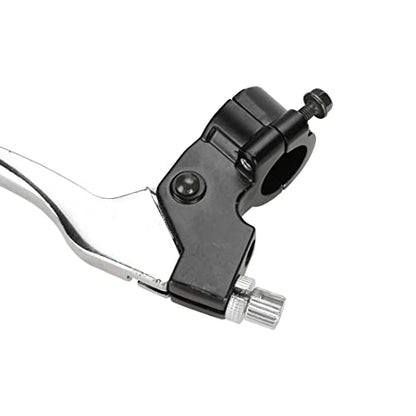 FVRITO Left Right 7/8" 22mm Clutch Brake Handle Levers Perch for CRF70 CRF80 CRF100 CRF150 XR80 XR100 XR200r XL100 XL250 ATC 200m Pit Dirt Motor Bike Motorcycle Baja Mini Bike MB200 MB165 Parts Silver - color: Silver