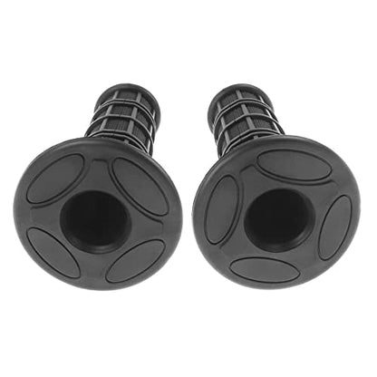 FLYPIG Universal 22mm 7/8" Motorcycle Handlebar Grips Bike Grips Non Slip Rubber Hand Grips for Honda Yamaha Suzuki Kawasaki KLX CRF YZF XR Polaris Arctic Cat Off Road Dirt Bike Handle Grips - color: black