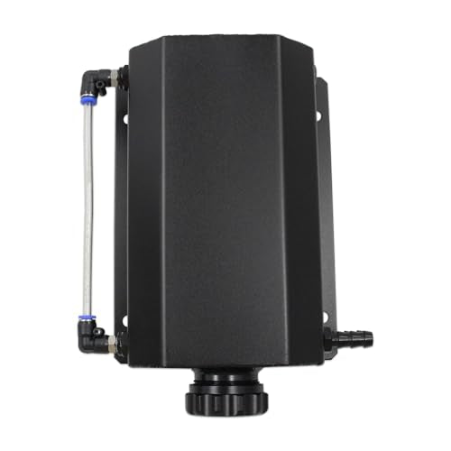 Aluminum 2L Fluid Catch Can Coolant Overflow Reservoir Tank