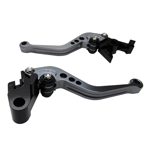 Adjustable Short Levers Replacement for Ninja 650 650R 2017-2025 - color: Titanium