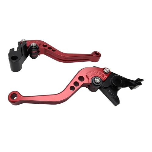 Adjustable Short Levers Replacement for Ninja 650 650R 2017-2025 - color: Red