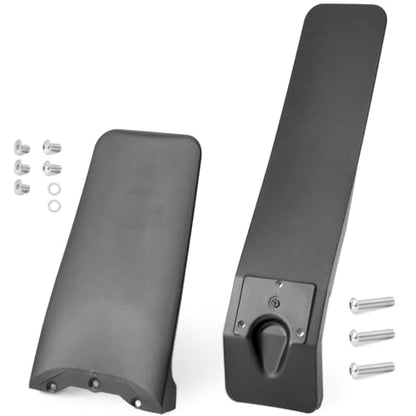 Dirt Bike Front and Back Fenders Compatible with Tuttio Soleil 01 Electric Bike Fender Kit Black E-Bike Mudguard Replacement Parts