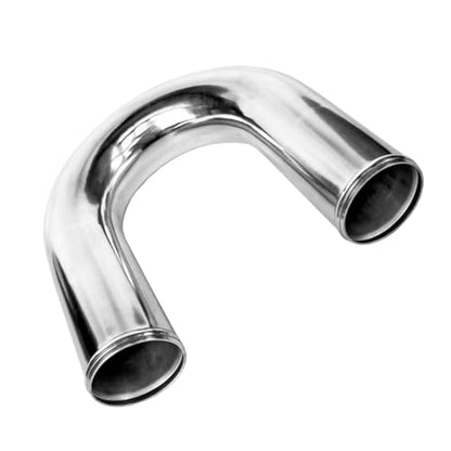OD 3" (76mm) 180 Degree Aluminum Elbow Intercooler Pipe Tube, 6" Leg Length Universal U-Shape Bend Intake Tubing Adapter Turbo Connector - size: 3" (76mm)