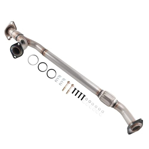 409 Stainless Steel Exhaust Front Flex Pipe Compatible with - size: 2004-2006 Sienna 3.3L V6