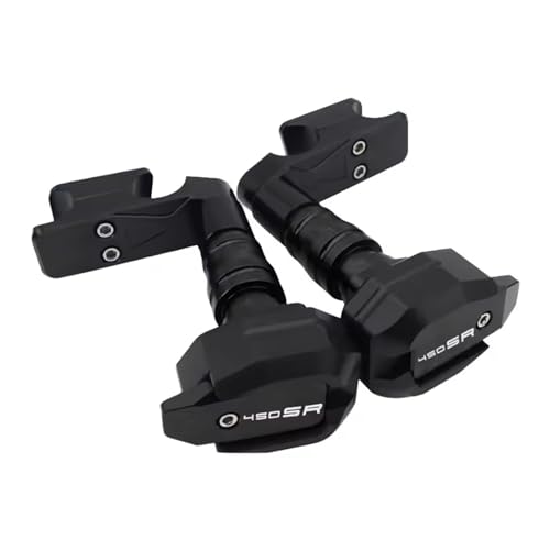 Motorcycle Frame Sliders Falling Anti Crash Guard Protector Fit for CFMOTO 450SS 450SR 450NK CF MOTO 450 SS, CNC T6061 Aluminum Bodywork Frame Safeguard Accessories (Black) - color: Black